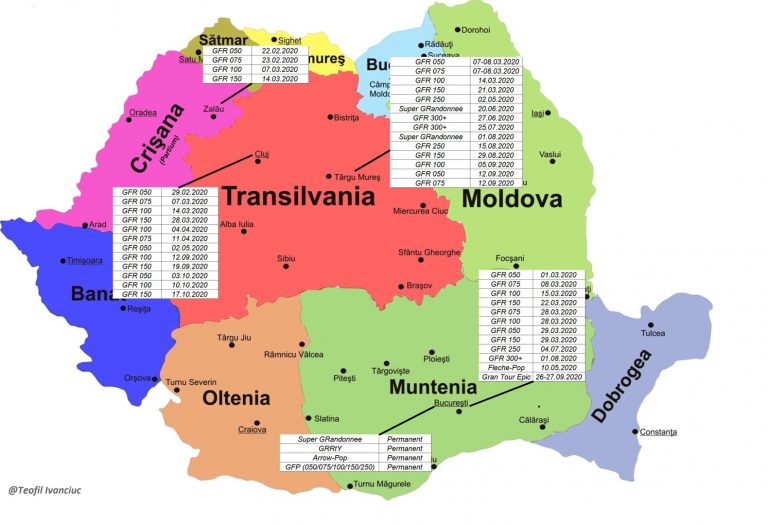Calendar Randonneurs Romania 2020 1