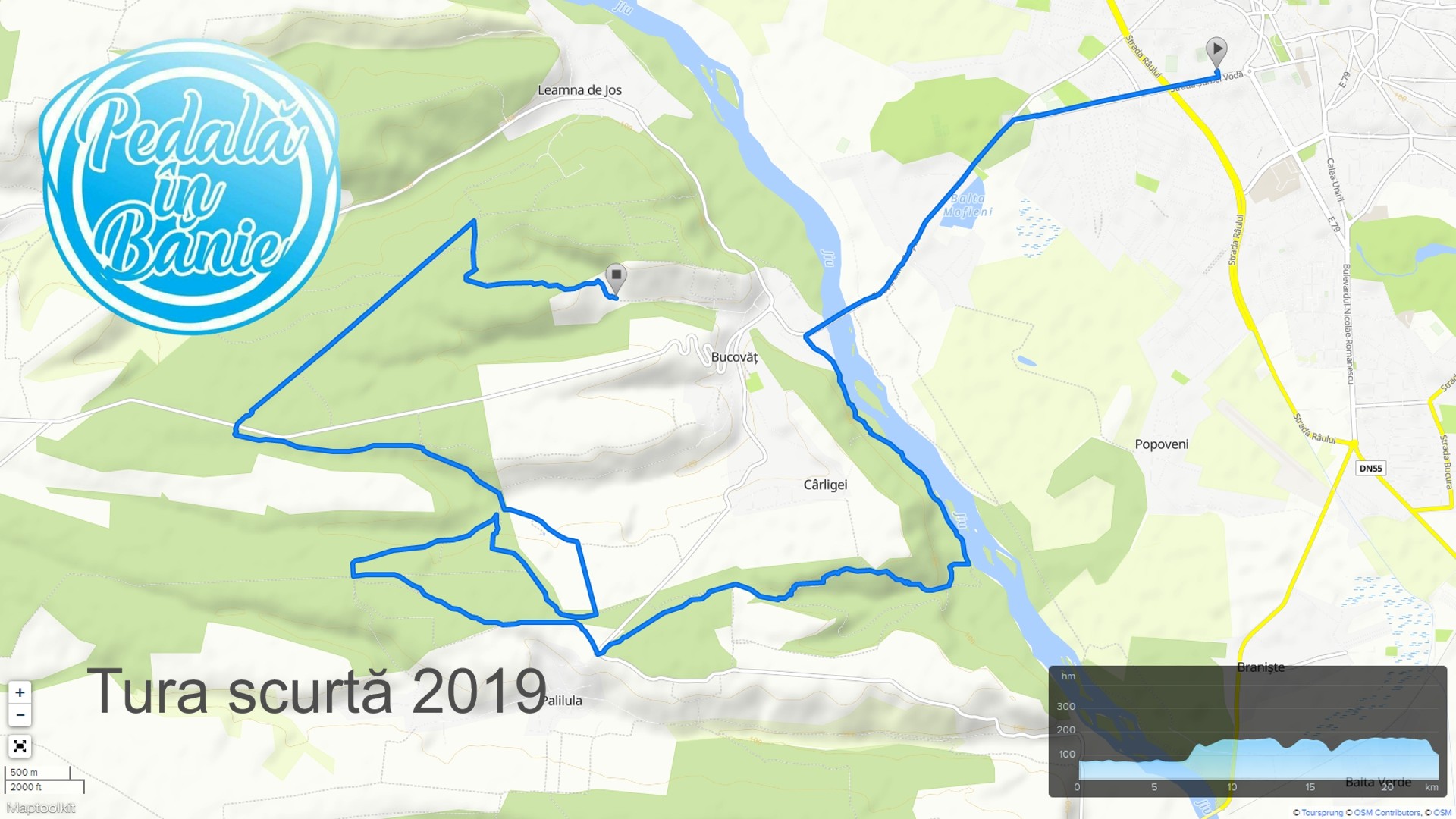 Pedală în Bănie 2019 tura scurtă